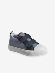 Shoes-Boys Footwear-Hook-and-Loop Canvas Trainers for Children, Designed for Autonomy