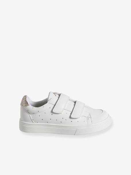 Trainers with Golden Details for Children printed white 