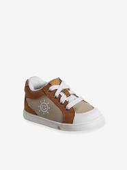 Shoes-Boys Footwear-High-Top Trainers with Laces & Zips for Babies