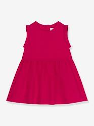 Baby-Dresses & Skirts-Sleeveless Linen Dress by PETIT BATEAU