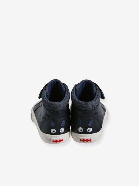 High-Top Trainers for Children, Designed for Autonomy navy blue 