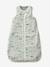 Sleeveless Baby Sleeping Bag with Middle Opening, In the Woods old rose+printed green 