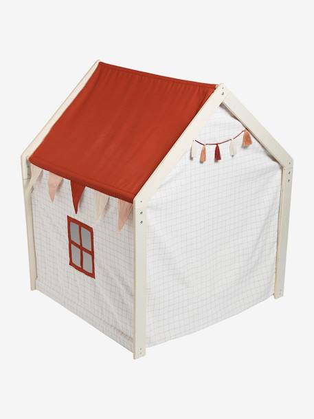 House-Shaped Tent in FSC® Wood & Fabric ecru 