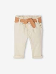 Baby-Paperbag Trousers with Belt, for Babies