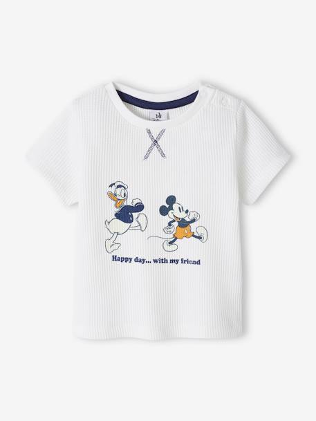 Mickey Mouse Honeycomb T-Shirt for Babies, by Disney® ecru 