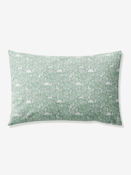 Pillowcase for Babies, In the Woods sage green 