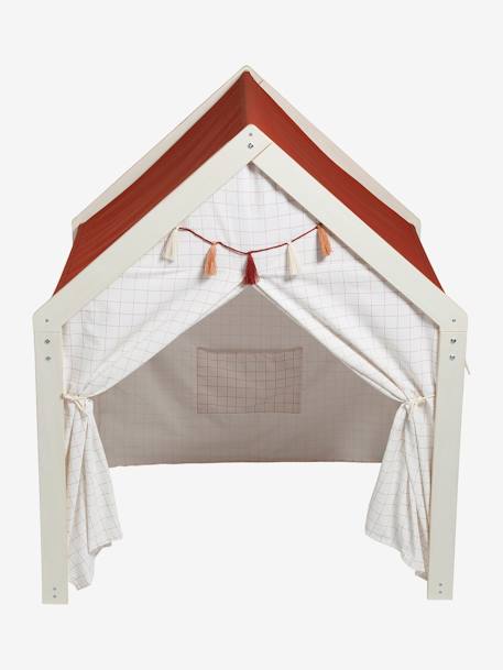 House-Shaped Tent in FSC® Wood & Fabric ecru 