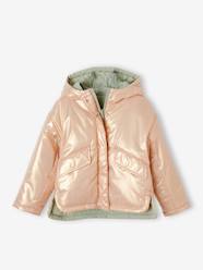 Girls-Coats & Jackets-Coats & Parkas-Reversible Parka With Hood, for Girls