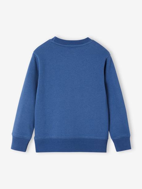 Round Neck Sweatshirt for Boys blue+hazel 