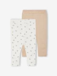 Baby-Trousers & Jeans-Pack of 2 Basic Leggings for Babies