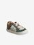 Leather Trainers with Laces & Zips for Babies ecru 