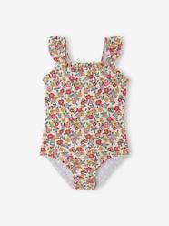 Baby-Swim & Beachwear-Floral Swimsuit for Baby Girls