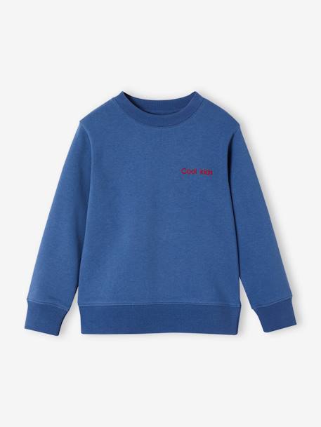 Round Neck Sweatshirt for Boys blue 