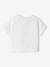 Grandad-Style T-Shirt in Cotton Gauze for Newborns ecru 
