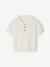 Knitted Polo Shirt for Babies ecru 