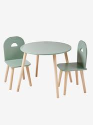 Wooden Chairs & Table Set, Rainbow