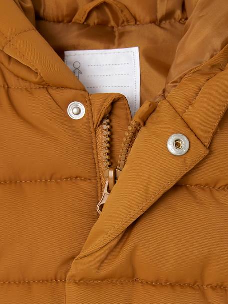 Jacket with Detachable Sleeves, for Babies caramel 