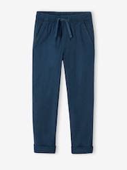 -Lightweight Trousers in Cotton/Linen, for Boys