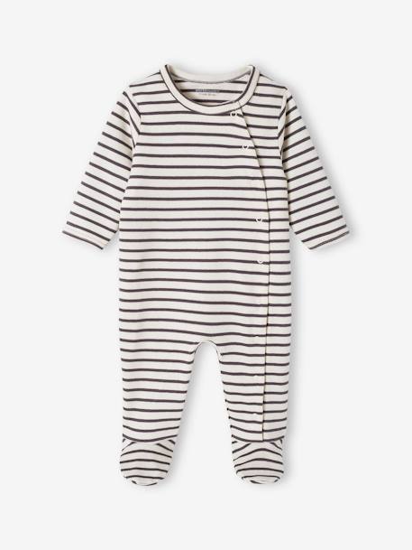 Pack of 2 Interlock Sleepsuits for Babies grey 