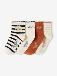 Girls-Underwear-Socks-Pack of 5 Pairs of Dune Socks for Girls