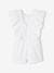 Playsuit in Broderie Anglaise for Girls ecru 