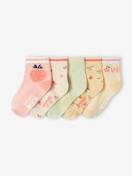 Girls-Underwear-Socks-Pack of 5 Pairs of Fruit Socks for Girls