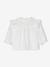Embroidered Long Sleeve Blouse for Newborn Babies white 
