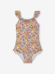 -Floral Swimsuit for Girls