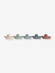 Toys-Bath Time Toys - 5 Stackable Boats - MUSHIE