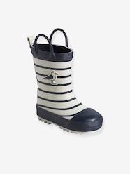 Shoes-Girls Footwear-Boots-Striped Wellies for Babies