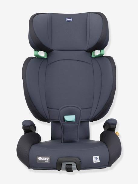 Quizy i-Size Air Car Seat by CHICCO, 100 to 150 cm, Equivalent to Group 2/3 Seat black+slate blue 