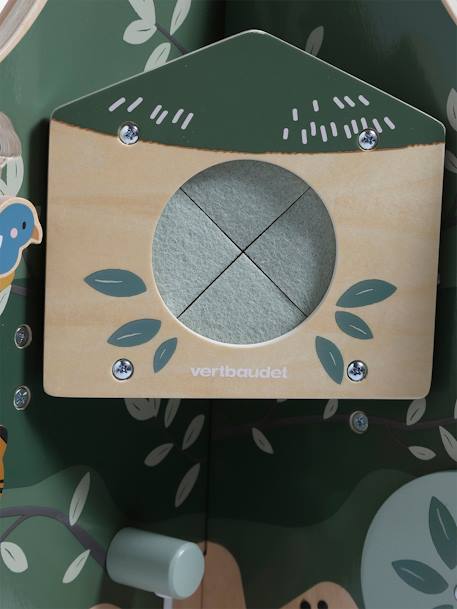 4 Season Activity Tree in FSC®100% Wood green+YELLOW MEDIUM SOLID WTH DESIGN 