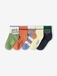 Boys-Underwear-Socks-Pack of 5 Pairs of Socks for Boys