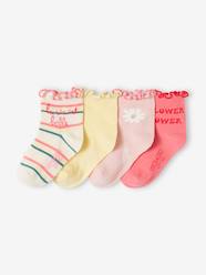 Girls-Underwear-Pack of 4 Pairs of Socks for Girls
