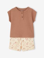 Combo: Grandad-Style T-Shirt + Shorts for Babies