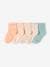 Pack of 5 Pairs of Daisy Socks for Girls peach 