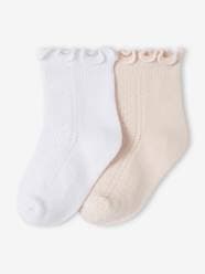 Pack of 2 Pairs of Socks for Baby Girls, Occasion Wear Special
