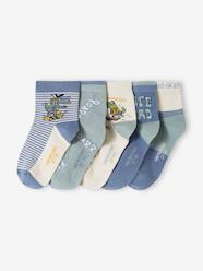 -Pack of 5 Pairs of "Tyrannoskate" Socks for Boys