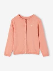 -Fine Knit Basics Cardigan for Girls