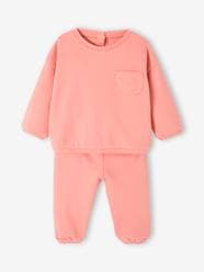 Sweatshirt & Harem-Style Trousers Fleece Combo for Babies