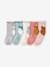 Pack of 5 Pairs of Socks for Girls dusky pink 