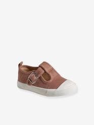 Shoes-Girls Footwear-Ballerinas & Mary Jane Shoes-Mary Jane Shoes in Canvas for Babies