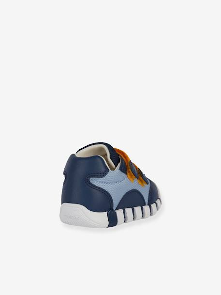 B3555 B Iupidoo Boy Trainers for Babies by GEOX®, Designed for First Steps navy blue 