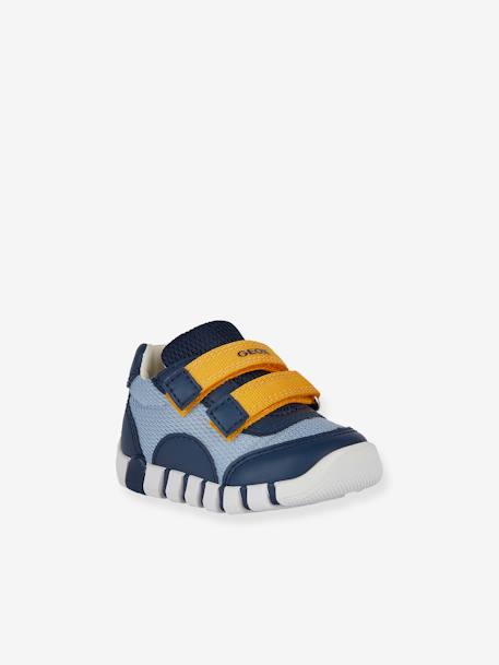 B3555 B Iupidoo Boy Trainers for Babies by GEOX®, Designed for First Steps navy blue 