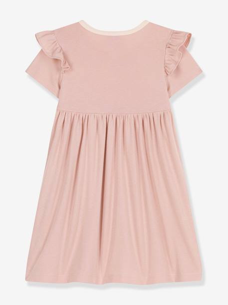 Short Sleeve Dress, by PETIT BATEAU pale pink 