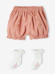 Baby-Shorts-Bloomers & Socks Set for Newborn Babies