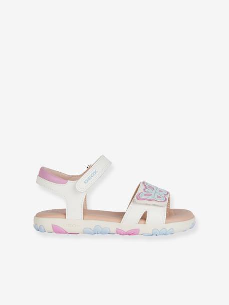 Sandals for Children, J458ZA Haiti Girl by GEOX® white 