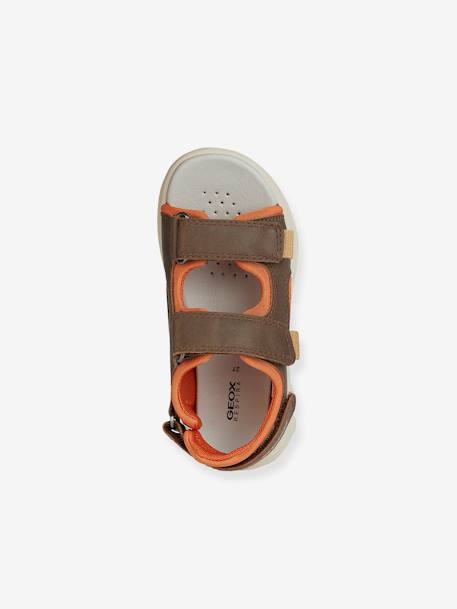 Sandals for Children, J45F1A Airadyum Boy by GEOX® brown 