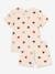 Short Pyjamas with Heart Print, by PETIT BATEAU printed beige 