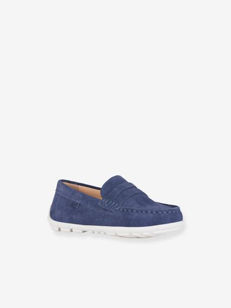 J826CA New Fast Boy Moccasins by GEOX®, for Children blue 